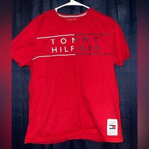 Tommy Hilfiger Red Short Sleeve Tee